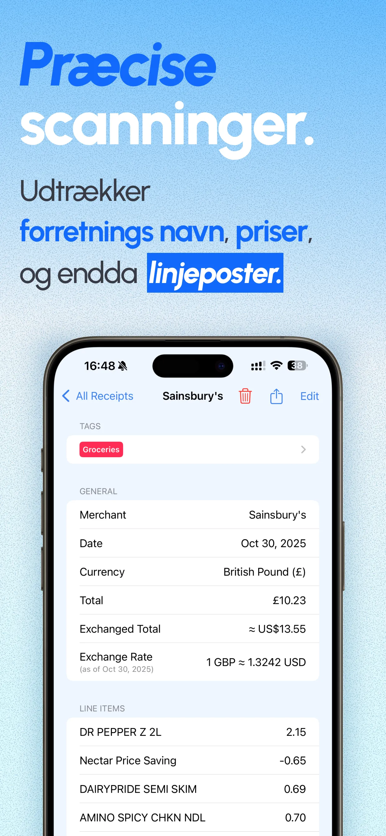 ReceiptGenie app screenshot 2