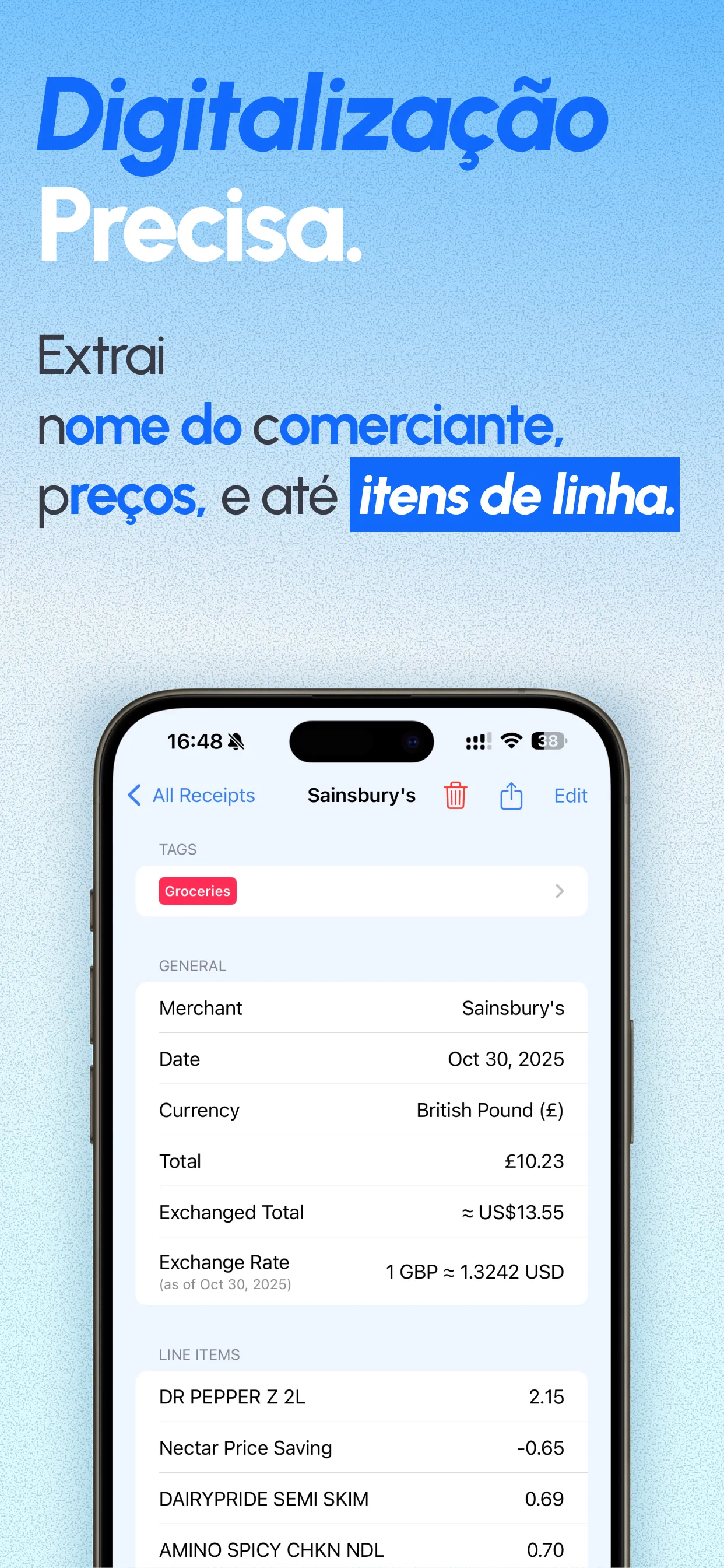ReceiptGenie app screenshot 2