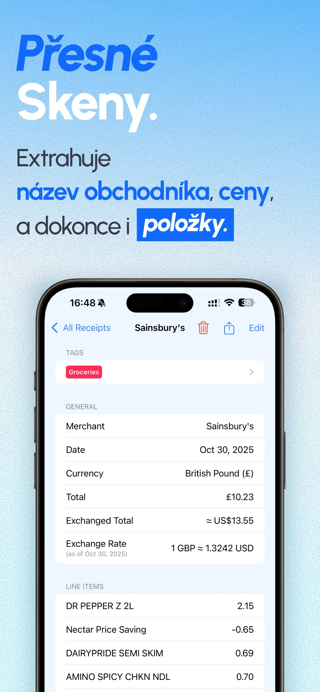 ReceiptGenie app screenshot 2