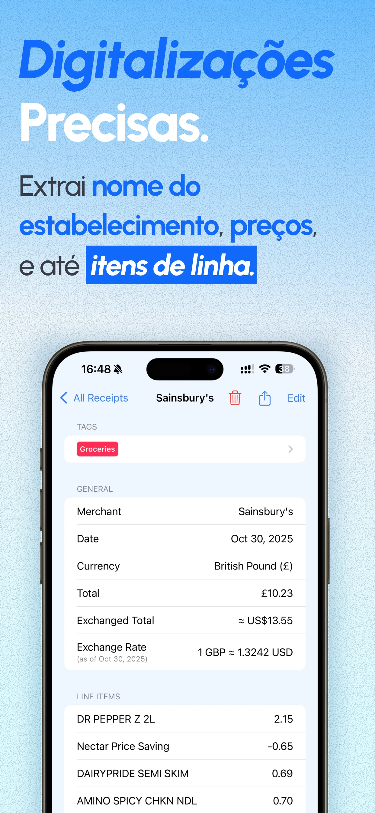 ReceiptGenie app screenshot 2