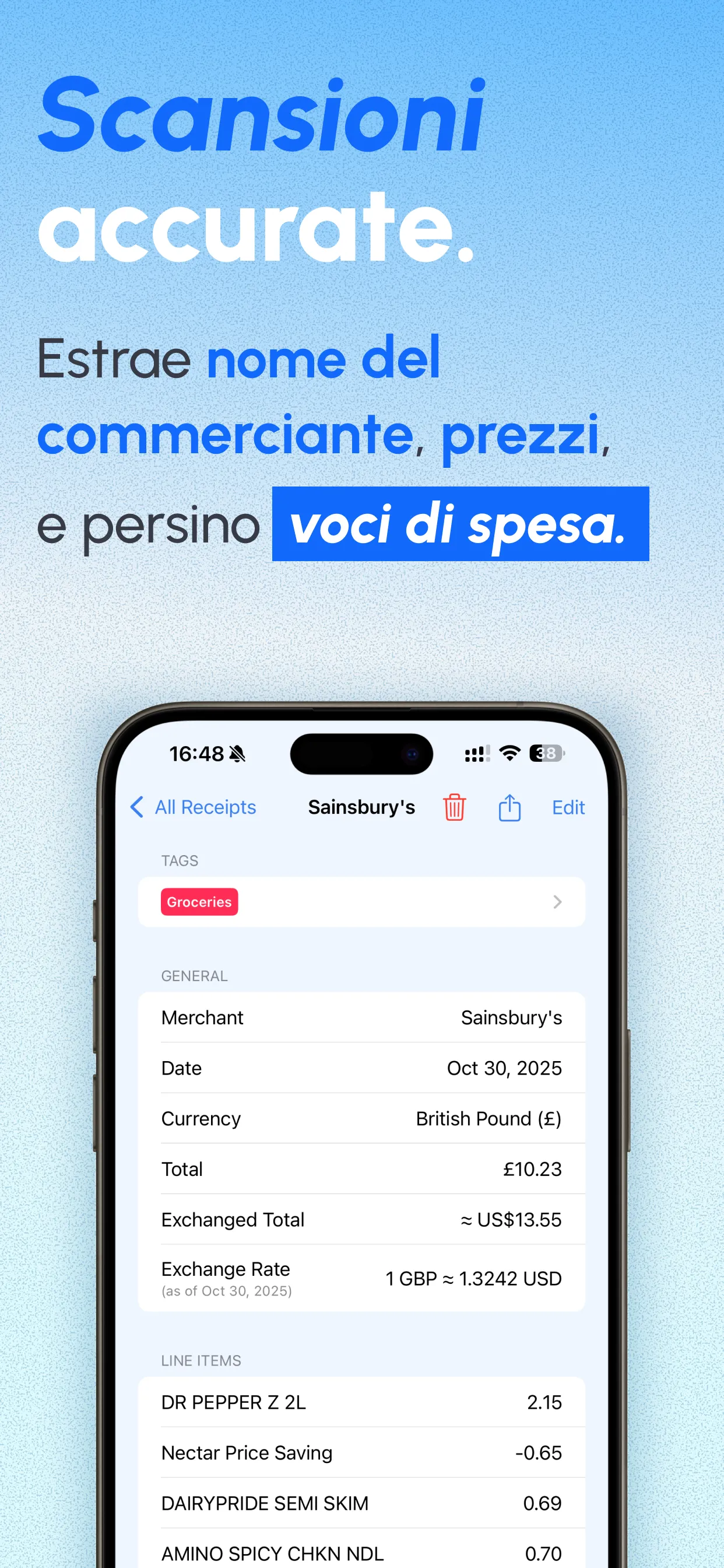 ReceiptGenie app screenshot 2