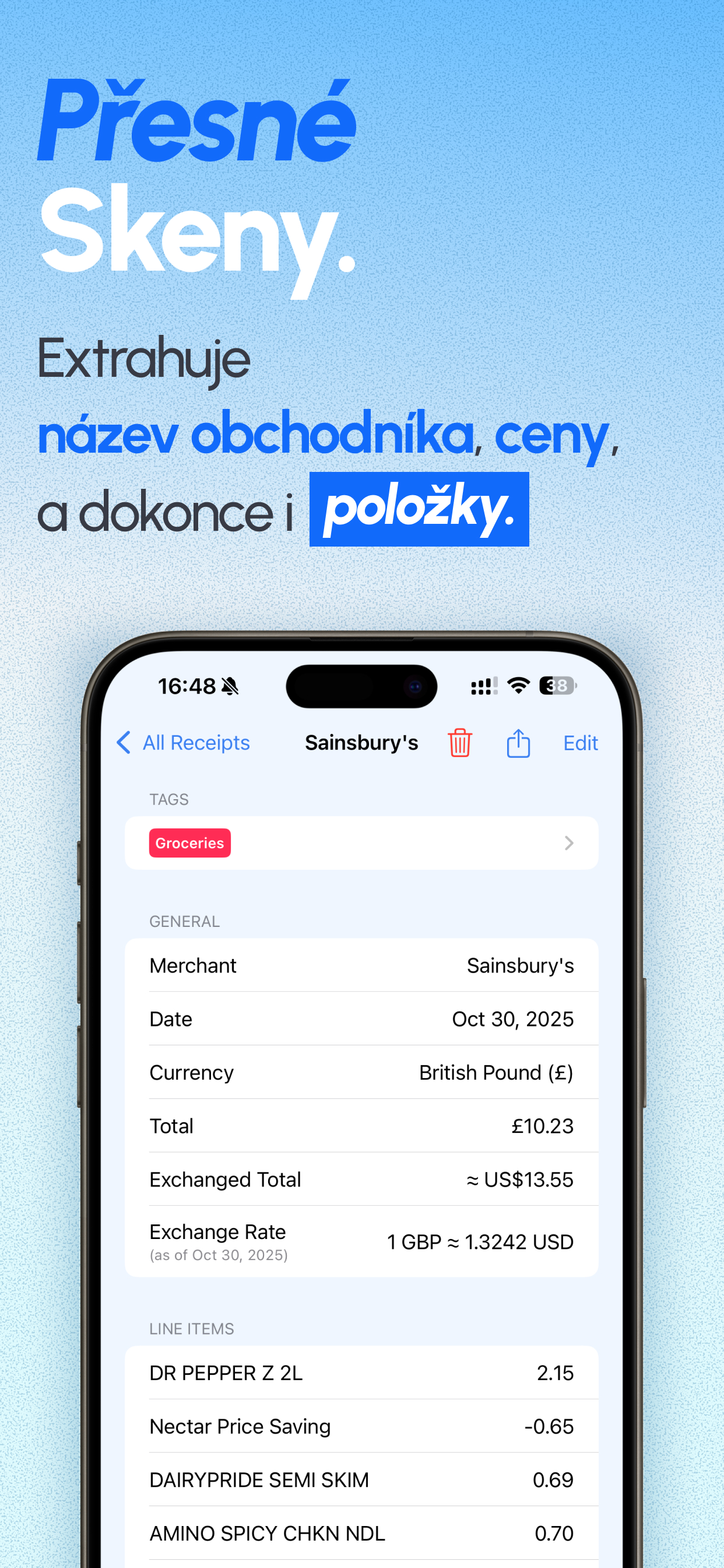 ReceiptGenie app screenshot 2