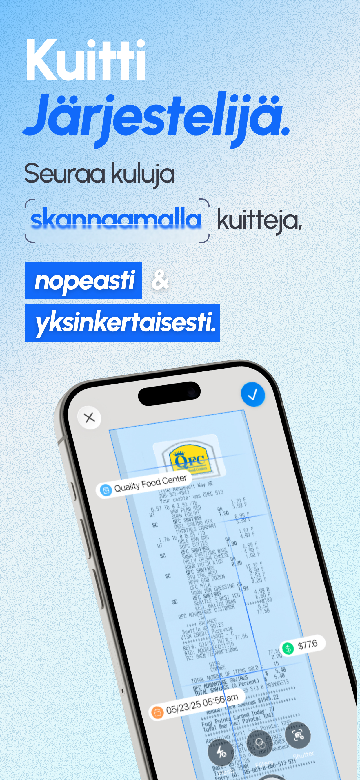 Kulujen seurannan työnkulku