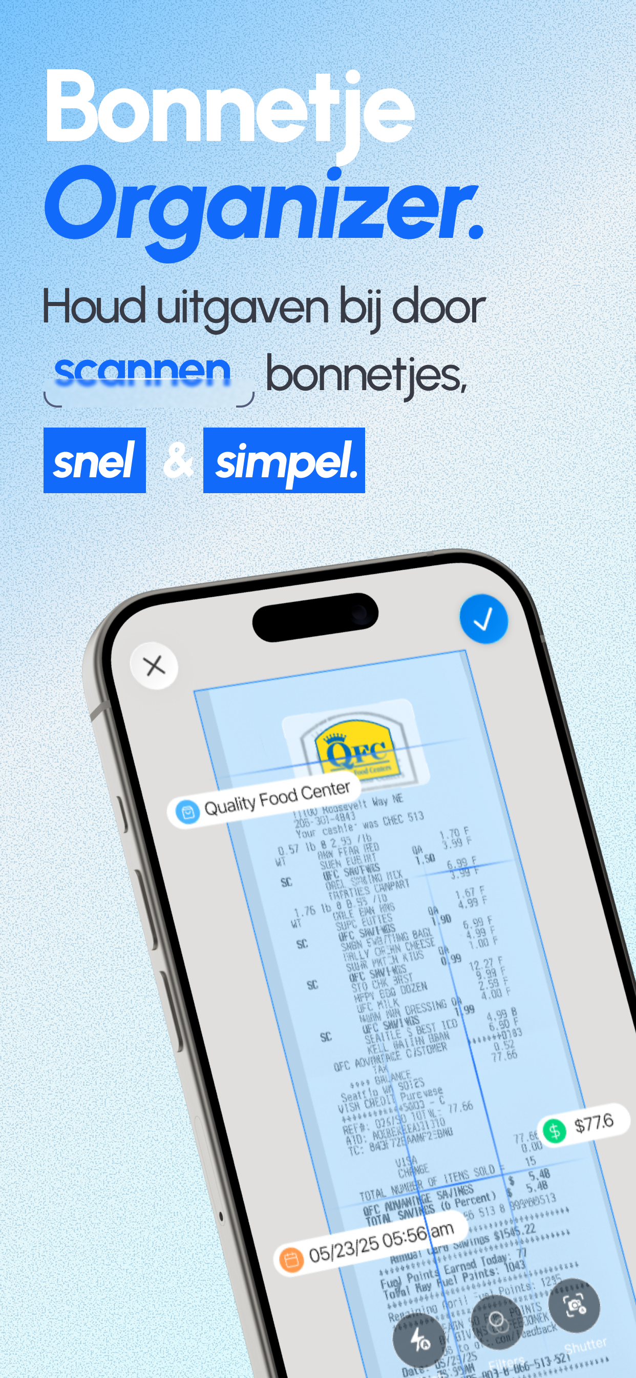 Onkosten-tracker workflow