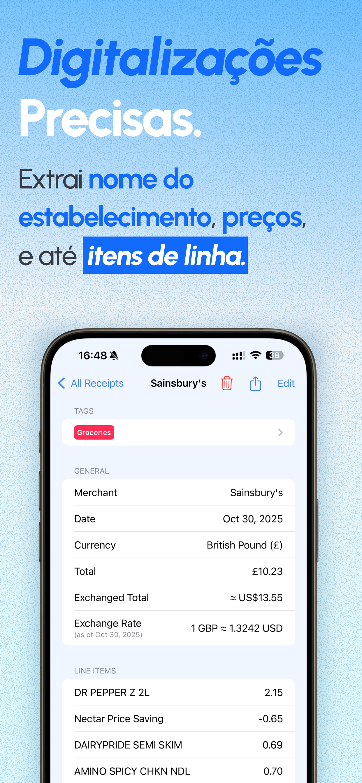 ReceiptGenie app screenshot 2